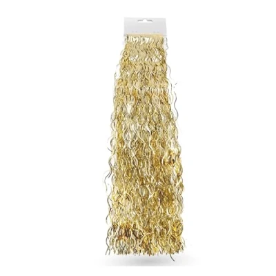Abbildung von TK Gruppe Timo Klingler 10x Gold Lametta Stanniol Metal Technology täuschend echt als Deko Dekoration zu Weihnachten