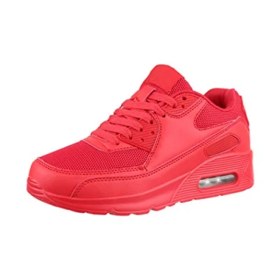 Abbildung von Elara Damen Herren Sneaker Unisex Sport Laufschuhe Turnschuhe Chunkyrayan H001 Z001 Red 38