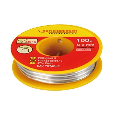 Abbildung von ROTHENBERGER Industrial Fittingslot 3 100 g, Ø mm für Heizungs und Trinkwasser Leitung, 045256E
