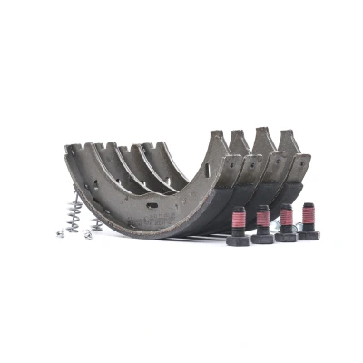 Abbildung von FEBI BILSTEIN 38532 Handbremsbeläge Hinterachse mit Anbaumaterial MERCEDES BENZ: Vito Mixto, Viano, Bus