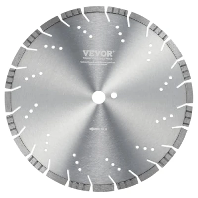 Abbildung von VEVOR Diamant Sägeblatt Beton Nass/Trocken Schräge Zähne 35cm