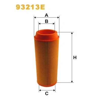 Abbildung von WIX FILTERS 93213E Luftfilter 320 123 Filtereinsatz