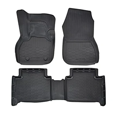 Abbildung von Norm Liners 3D Gummimatten Auto Matten Fussmatten Kompatibel mit Zoe 2012 2019, Rand cca 4cm, Allwetter, 4Tlg, Premium Qualität
