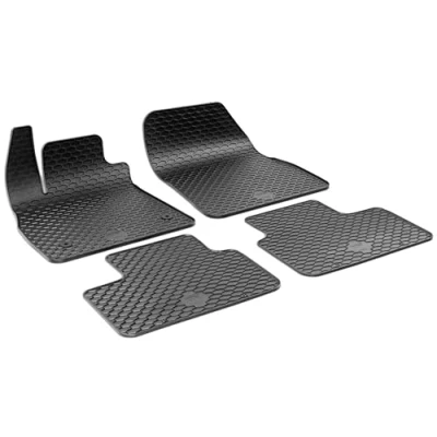 Abbildung von WALSER RubberLine 50851 Fußmattensatz Gummi vorne und hinten 4 schwarz
