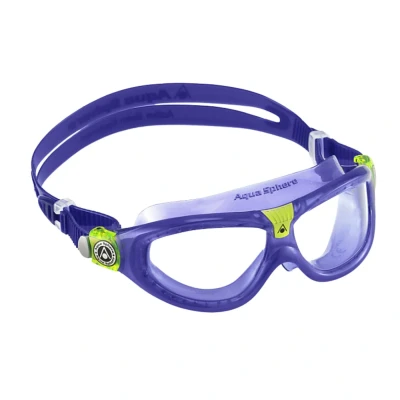 Abbildung von Aqua Sphere Schwimmbrille Seal Kid 2 Clear Lens Lime Junior