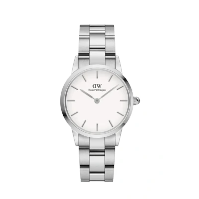 Abbildung von Daniel Wellington Iconic LINK 28mm Uhr silvercoloured, Größe: 32, Silver coloured