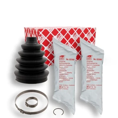 Abbildung von FEBI BILSTEIN 29203 Achsmanschette radseitig, Vorderachse Thermoplast FORD: Focus 2 Schrägheck, VOLVO: V70 3, S80 II, ALFA ROMEO: 159 Sportwagon