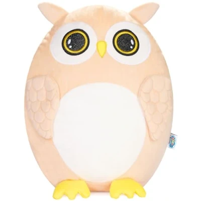 Abbildung von SQUISHBRUBIES Kuscheltier Oliver die Eule 35 cm Stofftier Superweich (1 St., Braun), Plüschtier zum Kuscheln, Verschenken und Sammeln