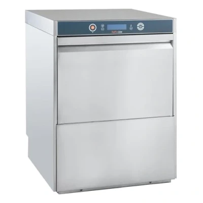 Abbildung von GastroHero Geschirrspülmaschine HYPRO Digital 50 SL 50x50 cm Korbmaß, mit Reiniger &amp; Klarspüldosierer, Ablaufpumpe, Drucksteigerungspumpe Made in Europe, 230 Volt Gastronomiebedarf