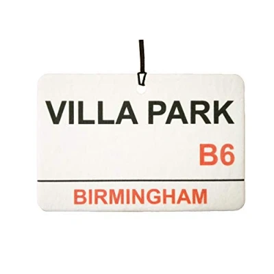 Abbildung von Ali Air Freshener Aston Villa/Villa Park Straßenschild Auto Lufterfrischer
