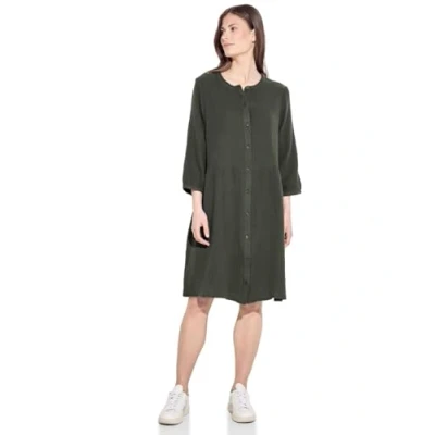 Abbildung von Cecil Musselin Blusenkleid, Damen, Größe: Medium, Grün
