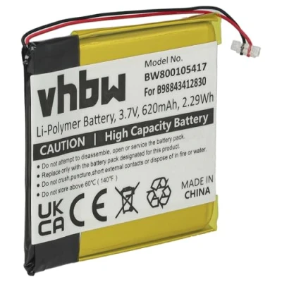 Abbildung von vhbw 1x Akku kompatibel mit Samsung YP Q2 8G, Q1CB/XSH, 16G MP3 Player Musik (620 mAh, 3,7 V, Li Polymer)
