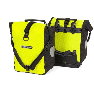 Abbildung von ORTLIEB Seitentaschen Paar Sport Roller High Visibility (2x)12,5 Liter neon yellow black reflective