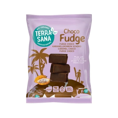 Abbildung von Terrasana Bio Fudge Schokolade 150g Vegan Glutenfrei Zuckerfrei
