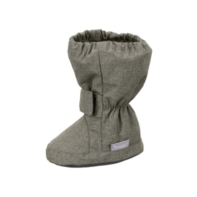 Abbildung von Sterntaler® Baby Schuh Outdoorschuh (1 tlg) Bequeme Krabbelschuhe Babyschuh Mädchen Flexible Schuhe Ballerinas rutschfest Stoffschuhe Winter wasserabweisend uni