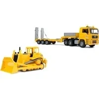 Abbildung von Bruder® Modellauto MAN TGA Tieflader mit Cat Bulldozer
