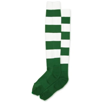 Abbildung von Mitre Mercury Ring Fußballsocken für Erwachsene Fußballmannschaft Set leichte, Lange Sportsocken atmungsaktiv, Smaragdgrün/Weiß, Senior (41 47)