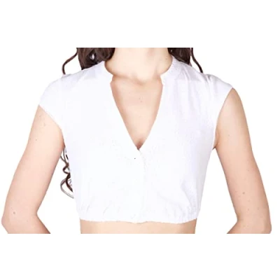Abbildung von Hammerschmid Dirndlbluse Betty 212 2912 Weiss Flügelarm Größe 38
