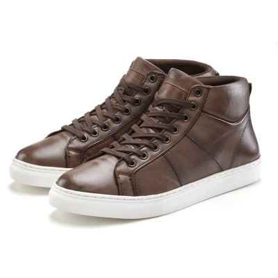 Abbildung von AUTHENTIC LE JOGGER Sneaker, Stiefelette, Boots, Freizeitschuh, Schnürboots aus Leder