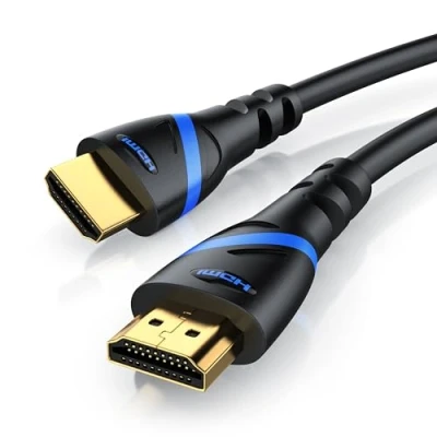 Abbildung von CSL 16k HDMI Kabel 2.1 2m 30 Hz 8k 60Hz 4k 120 Ultra High Speed Ethernet 48Gbps UHD HDR 10+ eARC Dolby Vision 3D VRR Gaming TV Blu ray PS5 Xbox Series