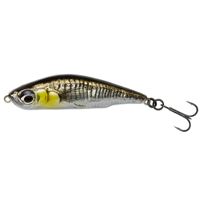 Abbildung von Savage Gear 3D Sticklebait Pencil 6,5cm 10,5gr Sinking Ayu Green Silver (mit Rassel) Jerkbait
