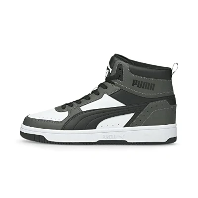 Abbildung von Puma Rebound Unisex Sneaker high, Größe: 42, Dark shadow/black/white Hochwertiges lederimitat