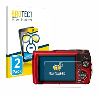 Abbildung von BROTECT (2 Stück Schutzfolie für Olympus OM System Tough TG 7 Displayschutz Folie Ultra Klar