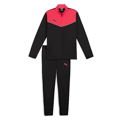 Abbildung von Puma Individualrise Tracksuit Trainingsanzug, Herren, Größe: Medium, Fire orchid