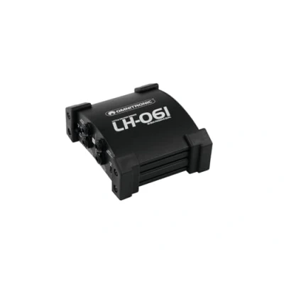 Abbildung von OMNITRONIC LH 061 PRO Duale DI Box passiv Passive 2 Kanal Box/Splitter, Schwarz