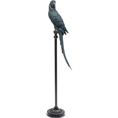 Abbildung von Kare Design Deko Figur Parrot, Petrol, Objekt, Papagei, 116x23x25 cm (H/B/T)