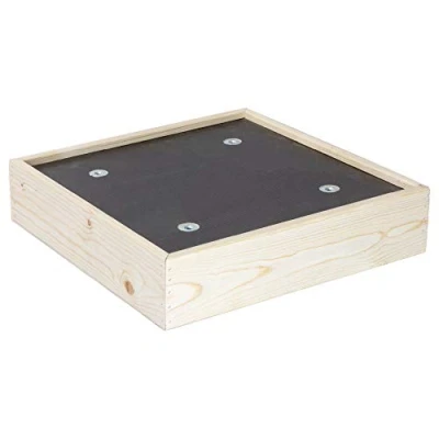 Abbildung von Wagner Pflanzenroller Maxigrip 38 x 10 cm I Transportroller für Außenbereich + Innenbereich Kübelroller aus FSC® Schichtholz Tragkraft 200 kg Made in DE 20006001