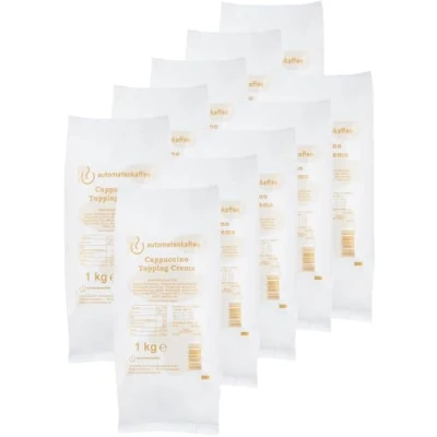 Abbildung von Budgetfreundliches Cappuccino Topping mit 52% Milchanteil Automatenfähiges Milchpulver 10 x 1000g