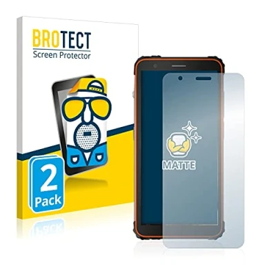 Abbildung von BROTECT Entspiegelungs Schutzfolie für Blackview BV6600 (2 Stück) Matte Displayschutz Folie, Anti Reflex, Fingerprint