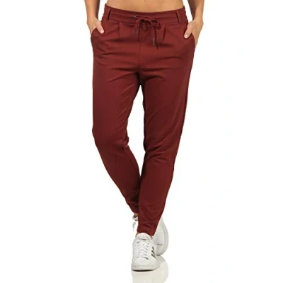 Abbildung von ONLY Damen Stoffhose Poptrash Easy Colour 15115847 Fired Brick XS/30