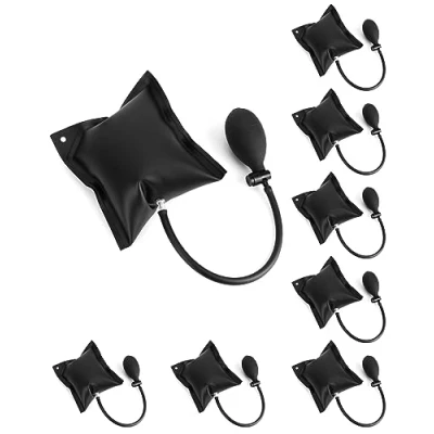 Abbildung von QWORK® 8 Stück Montagekissen, Hebekissen Luftkissenheber Belastung bis 200kg, Schwarz
