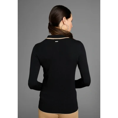 Abbildung von HECHTER PARIS Polokragenpullover, mit dezenter Knopfleiste