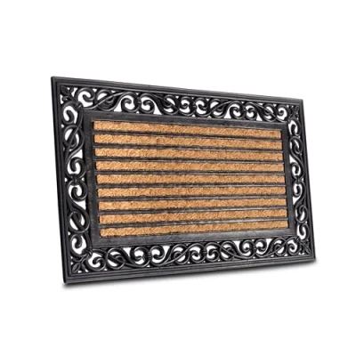 Abbildung von HANSE Home Fußmatte Mix Mats Gummi Kokos Panama, rechteckig, Höhe: 8 mm, Strapazierfähig, pflegeleicht, robust, wetterfest, UV beständig