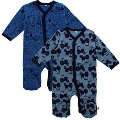 Abbildung von Pippi made with love 2 PACK Strampler für Kinder, Größe: 56, Blue