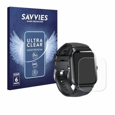 Abbildung von Savvies 6 Stück Schutzfolie für Ddidbi P66D / P66E P66E2 1.85&quot; Displayschutz Folie Ultra Transparent