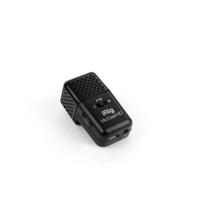 Abbildung von IK Multimedia iRig Mic Cast HD Ansteck Handymikrofon Uebertragungsart (Details):Kabelgebunden inkl., Schwarz