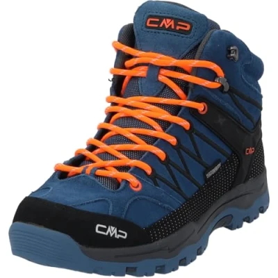 Abbildung von CMP Kids Rigel Mid Shoe Wp Trekking Schuhe, Dusty Blue Flash Orange, 28 EU