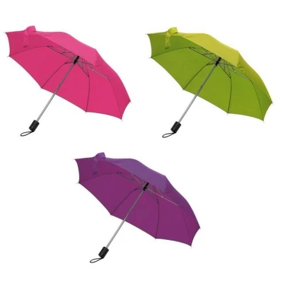 Abbildung von Livepac Office Taschenregenschirm 3x Taschen Regenschirm / mit Schutzhülle Farbe: je 1x pink, lila und