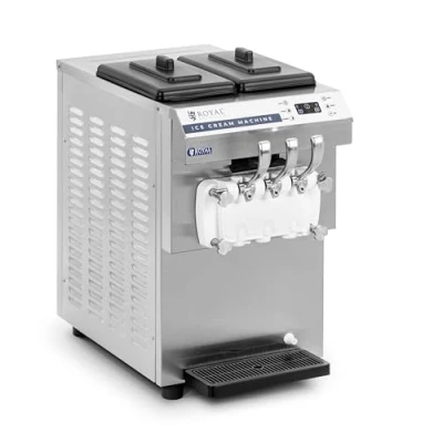 Abbildung von Royal Catering Eismaschine Softeismaschine 16 l/h 1350 W LED Edelstahl Frozen Joghurt Maschine,
