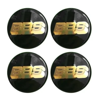 Abbildung von SANSHAOS Radnabenabdeckung Aufkleber Logo Radnabenkappen Zentralabdeckung Abzeichen für BBS 56MM 60MM 65MM 70MM 80MM, Nabendeckel Staubdicht Wasserdicht, 4 Stück,C