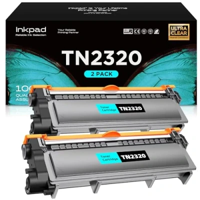 Abbildung von iNKPAD TN2320 Toner Kompatibel für Brother TN 2320 2310 MFC L2700DW L2700DN HL L2340DW L2300D L2720DW DCP L2520DW L2540DN L2740DW L2360DN(2 Schwarz)