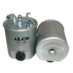 Abbildung von ALCO FILTER SP 1309 Kraftstofffilter Leitungsfilter, mit Anschluss für Wassersensor 10,0 MERCEDES BENZ: A Klasse, Sprinter 3 T Kastenwagen