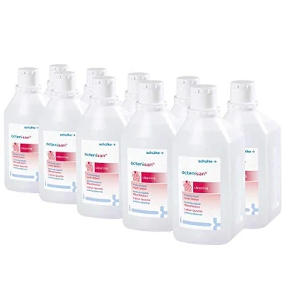Abbildung von 10x 1000 ml Schülke Octenisan® Waschlotion Reinigungslotion Flüssigseife, mit Allantoin, parfümfrei