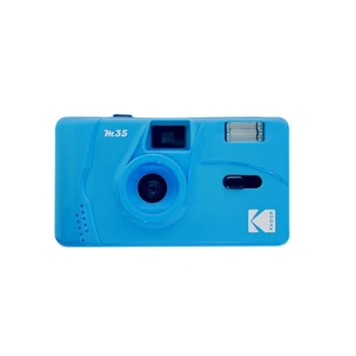 Abbildung von Kodak M35 35 mm Wiederverwendbare Filmkamera, blau, ikonisch, Retro, Lomo M35, Blau