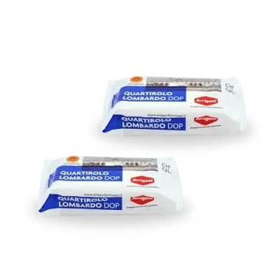 Abbildung von Bipack Quartirolo DOP Salumi Pasini® Italienischer Weichkäse Feiner Geschmack und cremige Konsistenz 2x200g