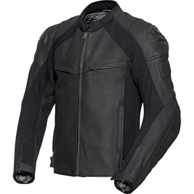Abbildung von FLM Brooklands Lederkombijacke schwarz 54 Herren